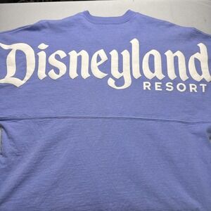 Disneyland Resort Spirit Jersey Long Sleeve Shirt Periwinkle Size XS